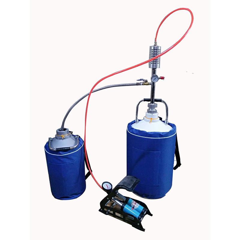 YDB液氮泵适用50mm口径液氮罐脚踏压力泵排氮泵实验室用