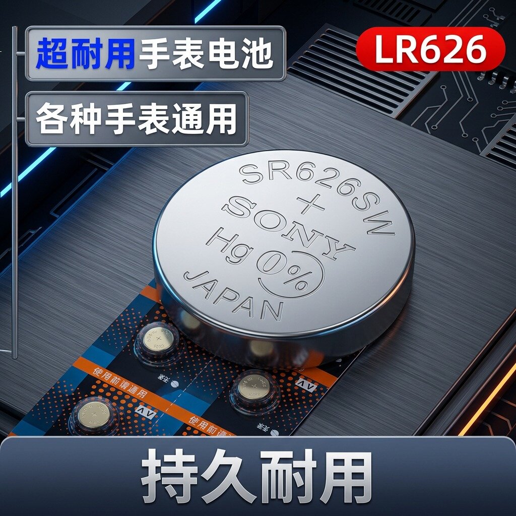 正品LR626/AG4手表电池耐久
