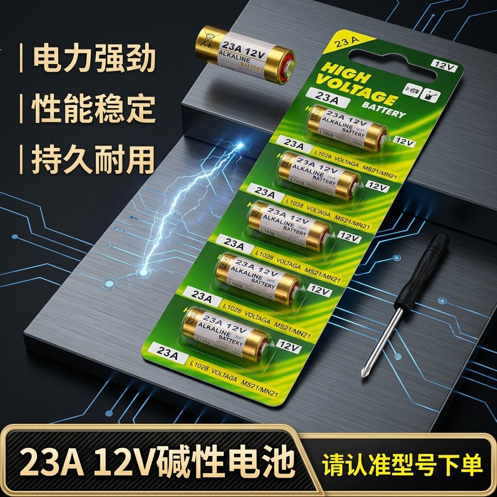 遥控器23A/12V纽扣电池
