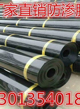鱼塘防渗膜鱼池护坡防水布养殖专用土工膜黑色塑料布复合加厚地膜