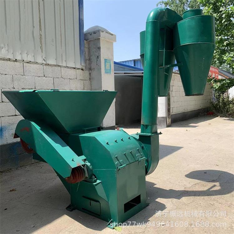 自吸式家用粮食磨面机石膏鱼骨粉饲料粉碎机苞米秸秆牛羊揉丝机