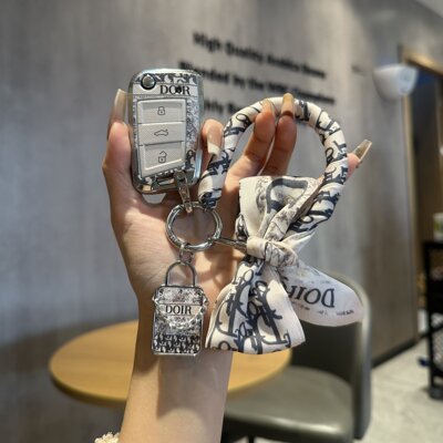 大众钥匙套迈腾b9途昂x凌渡l车id3途观id4扣帕萨特pro揽巡25款b8