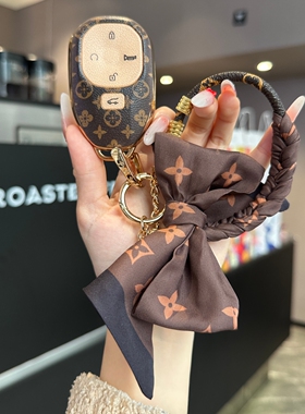 适用广汽传祺gs4钥匙套m8汽车gs3包gs8女士女gs5高级ga6扣gs7壳