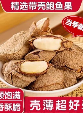 鲍鱼果原味巴西果仁坚干果旗舰店沙漠果特大颗粒非新疆特产零食