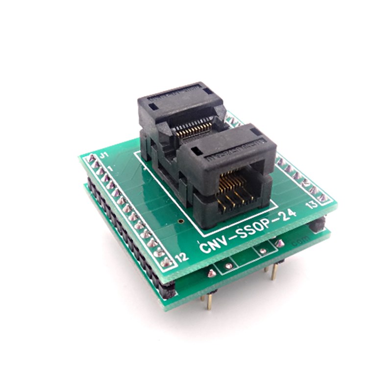 IC座 SSOP24转DIP SSOP24烧录座 CNV-SSOP-24