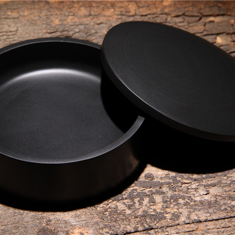 精品老坑砚台/墨光溢彩/带盖砚台老坑籽料墨海砚台龙尾砚端砚