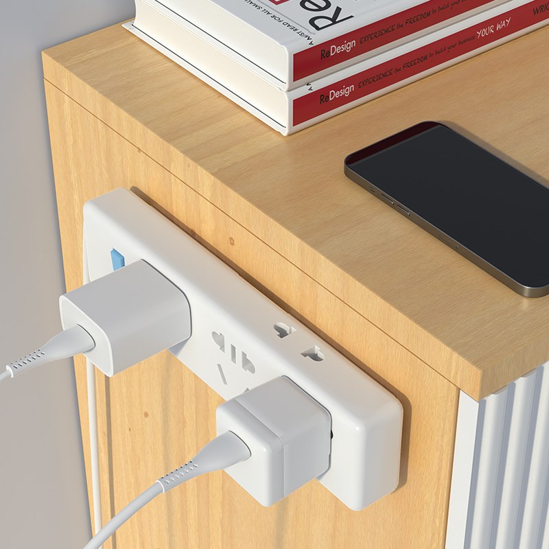 强力挂钩贴墙壁排插固定神器子母扣路由器置物架打孔无痕固定粘钩