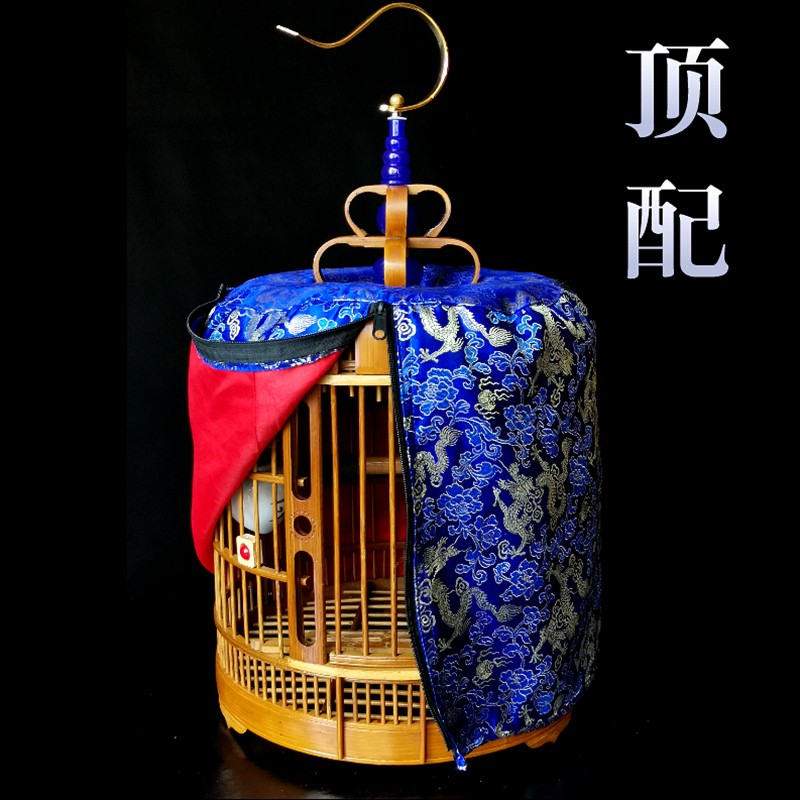 贵州画眉鸟笼 竹制手工八哥专用大号超大鸟笼子全套竹精品斑鸠笼