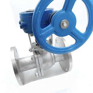 R不锈钢法兰球阀 16P 阀门DN50 316L不锈钢涡轮法兰球阀Q341F 304