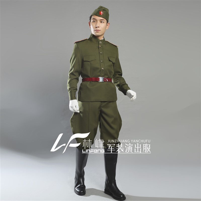 苏联红军装喀秋莎表演年会写剧本杀演绎推理2022新款套装马裤合唱