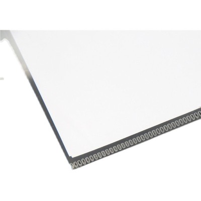 A4单页夹L型文件夹单片透明加厚防水L夹开口插页办公试卷夹学生用