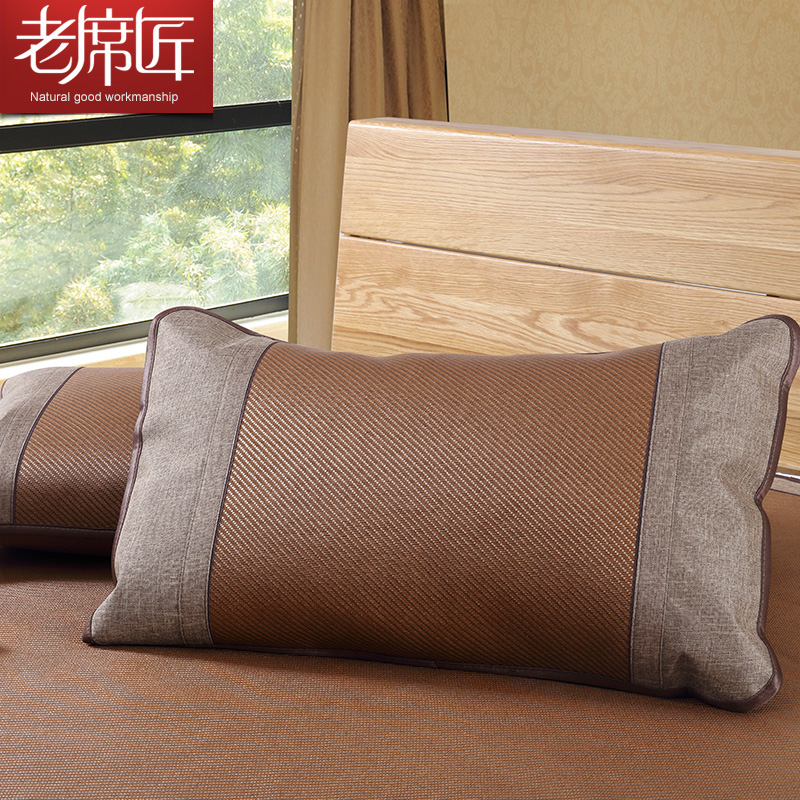 老席匠加厚藤枕套若藤枕套草枕套枕巾枕席枕片单人竹枕头套一个