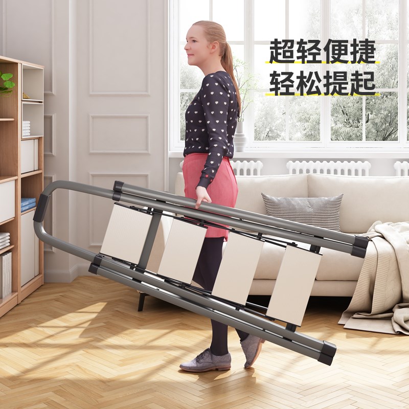 铝合金梯子家用折叠伸缩人字梯加厚室内爬梯多功能伸缩楼梯小扶梯