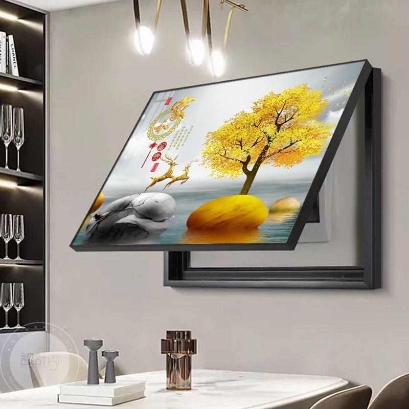 电表箱装饰画配电箱画遮挡箱总开关电表盒挂画新款电闸弱电箱壁画