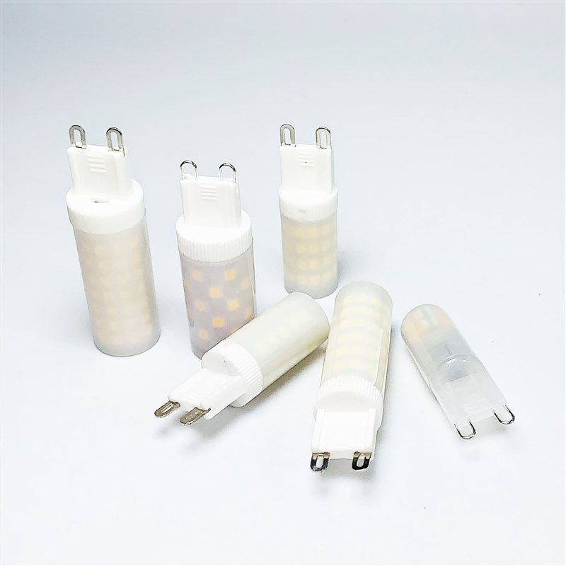 G9灯泡超亮220V12W1W护眼无频闪磨砂款G4插脚led魔豆吊灯三色光源