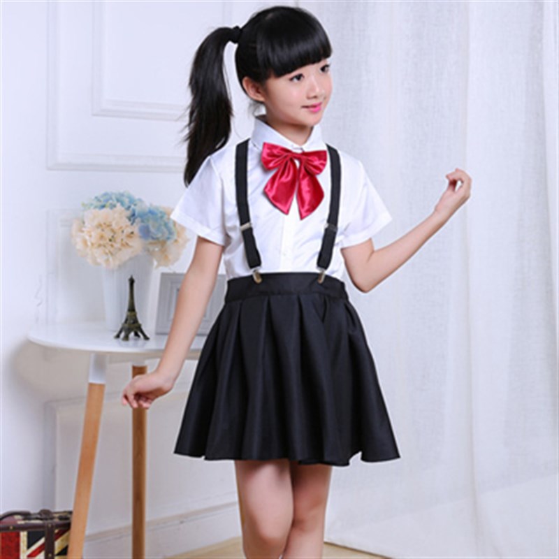 儿童礼服幼儿男童朗诵表演服背带裤中小学生合唱服毕业照演出服装
