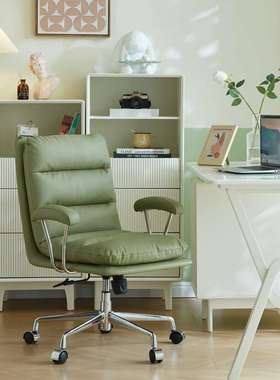 盛好运厂家直供军绿色轻奢舒适办公家用电脑椅书房百搭书桌办公椅