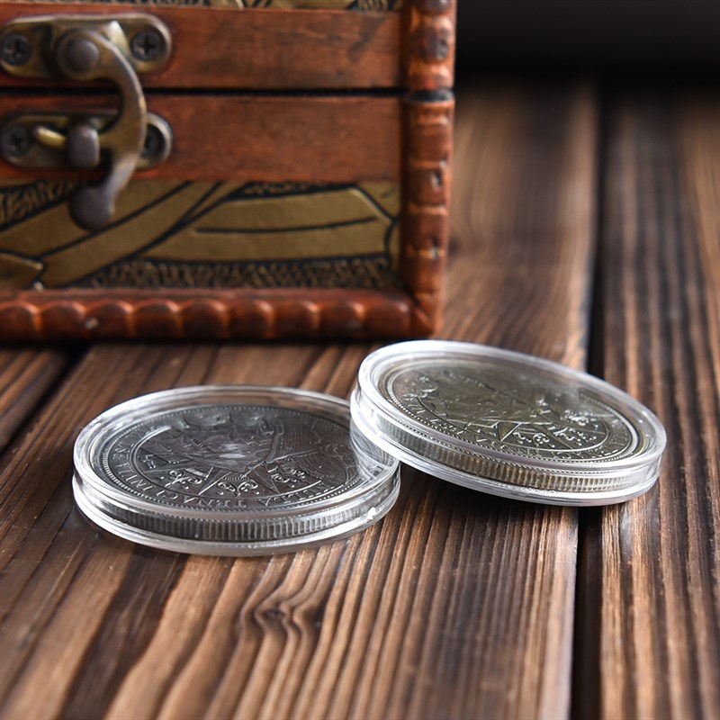 船锚帆船币纪念章浮雕铜银硬币收藏复古做旧创意小礼物纪念品套