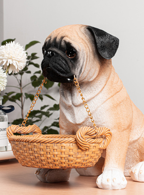 进门口放钥匙收纳摆件创意客厅玄关电视柜家居装饰品乔迁新居礼物