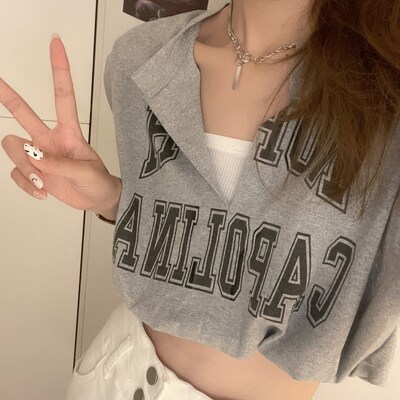 y2k假两件跳舞jazz短款吊带背心T恤女美式甜辣爵士舞上衣服装穿搭