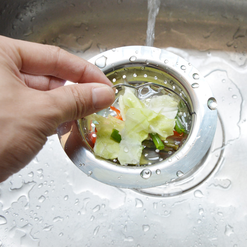 厨房水槽不锈钢过滤网洗菜盆排水池防堵过滤器卫生间下水道地漏盖