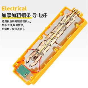 防爆大功率12000W大功率插座空调热水器10 16A通用排插不带线插排