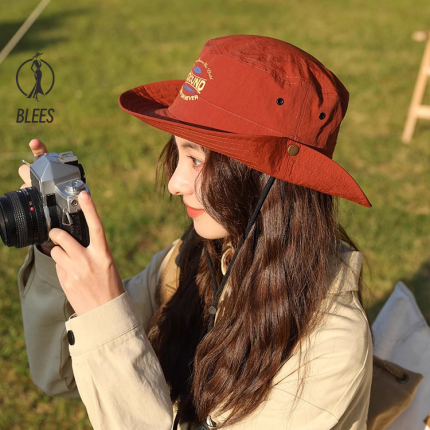 Japan's 2025 New Outdoor Hiking Hat, Quick-Drying for Climbing and Camping, Women's Summer Sun Protection, Windproof, Uv Protection, Fisherman's Hat