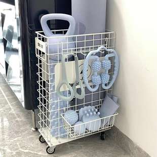 瑜伽垫收纳筐健身工具运动器材放置物架子大号箱神器家用球类收纳
