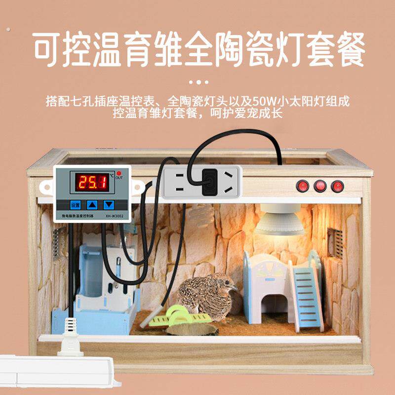 芦丁鸡保温灯自动温控器恒温灯取暖灯养殖箱育雏灯小鸡加温加热灯