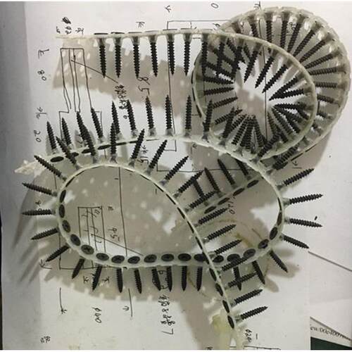 链带螺丝钉自动穿钉机器