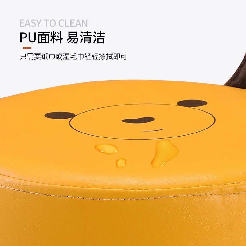 实木小凳子家用卡通圆凳沙发凳垫脚凳可爱动物木凳儿童凳宝宝板凳