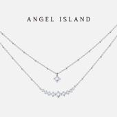 ANGELISLAND天使岛 星河纯银项链锆石小众轻奢高级感女配饰锁骨链