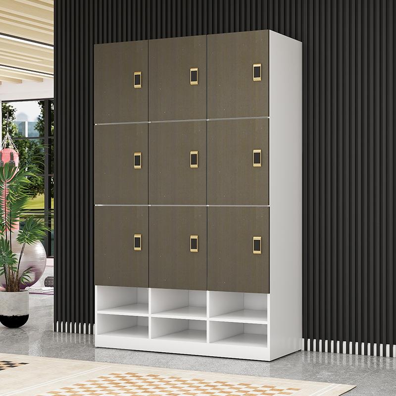 木质更衣柜洗浴中心游泳池健身房浴室柜子美容院瑜伽馆医院储物柜