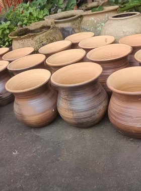 高温柴烧  寂风花瓶 摆件 无孔 20cm口×20cm高