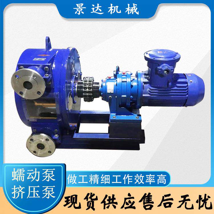 蠕动泵工业型软管泵污泥污水粪便挤压泵化学液体纸浆输送耐腐蚀泵