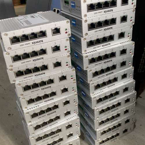 JetNet 2005-W 5口百兆工业交换机、端口全好、现议价