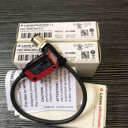 劳易测LEUZE镜反射光电开关PRK 3B66200-S议价