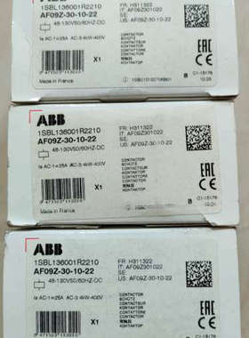 ABB接触器AF09Z-30-10-22议价