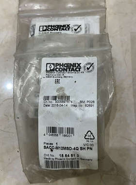 菲尼克斯SACC-M12MSD-4Q SH PN 15545议价