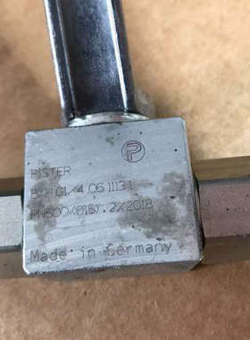 德国PISTER匹斯特高压球阀BKH G14 1个 功议价