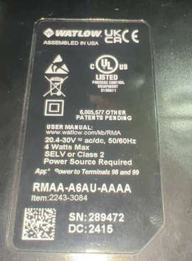 WATLOW+控制器+RMAA-A6AU-AAAA议价