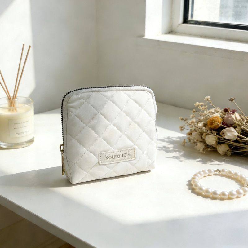 2026新款精美菱格高颜值首饰袋文玩手串便携式首饰收纳贵重首饰包,收纳整理,首饰盒,淘宝优惠券,粉丝福利购,淘宝优惠卷