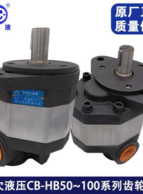齿轮泵CB-HB50CB-HB60/70CB-HB90液压泵双联齿轮泵