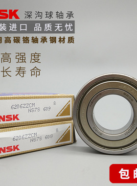 日本NSK轴承 6200 6201 6202 6203 6204 6205 6206 ZZCM DDUCM