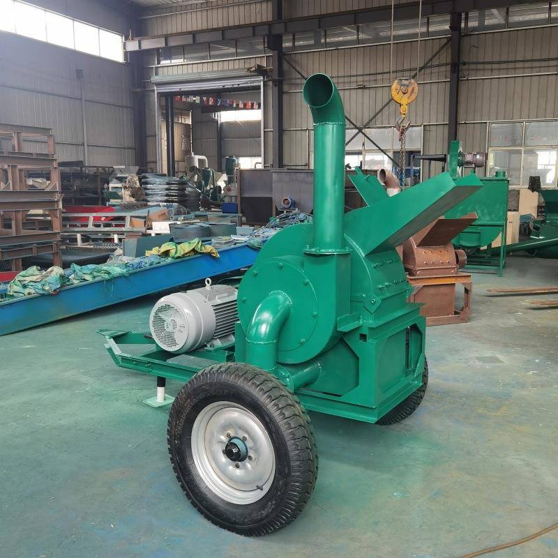 高产量竹子木头粉碎机园林枯木移动破碎机建筑木料打碎设备