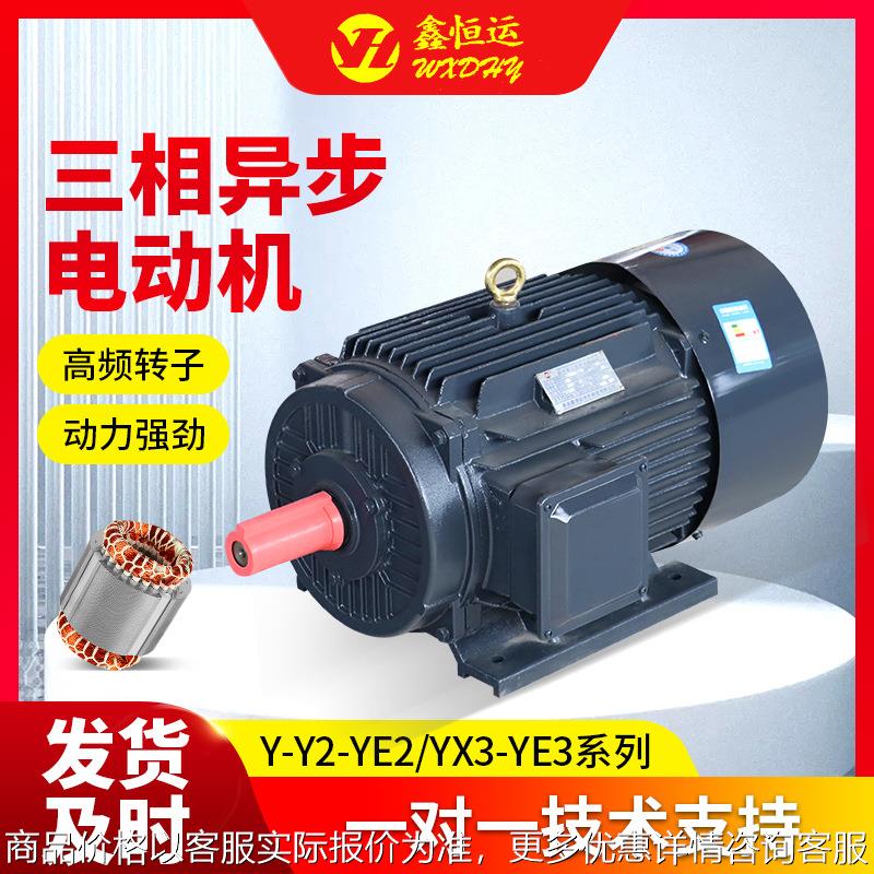 三相异步电动机YE2-200L1-2电机机床设备大功率风机用三相电动机