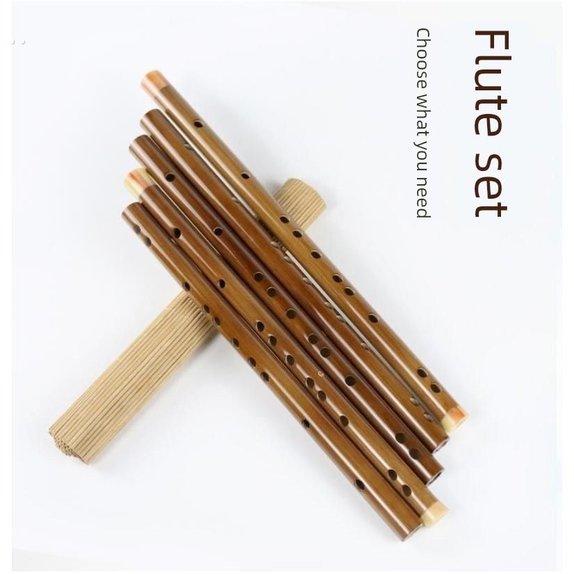 迷你短笛无膜孔横笛学生入门竹笛初学者儿童成人乐器女随身小笛子