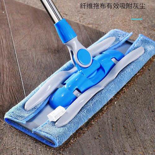 家益净平板拖把家用一拖净干湿两用懒人拖瓷砖地神器地拖拖布墩布