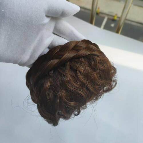 假发浏海女彷真发箍卷发玉米烫发片遮白发头顶增发量