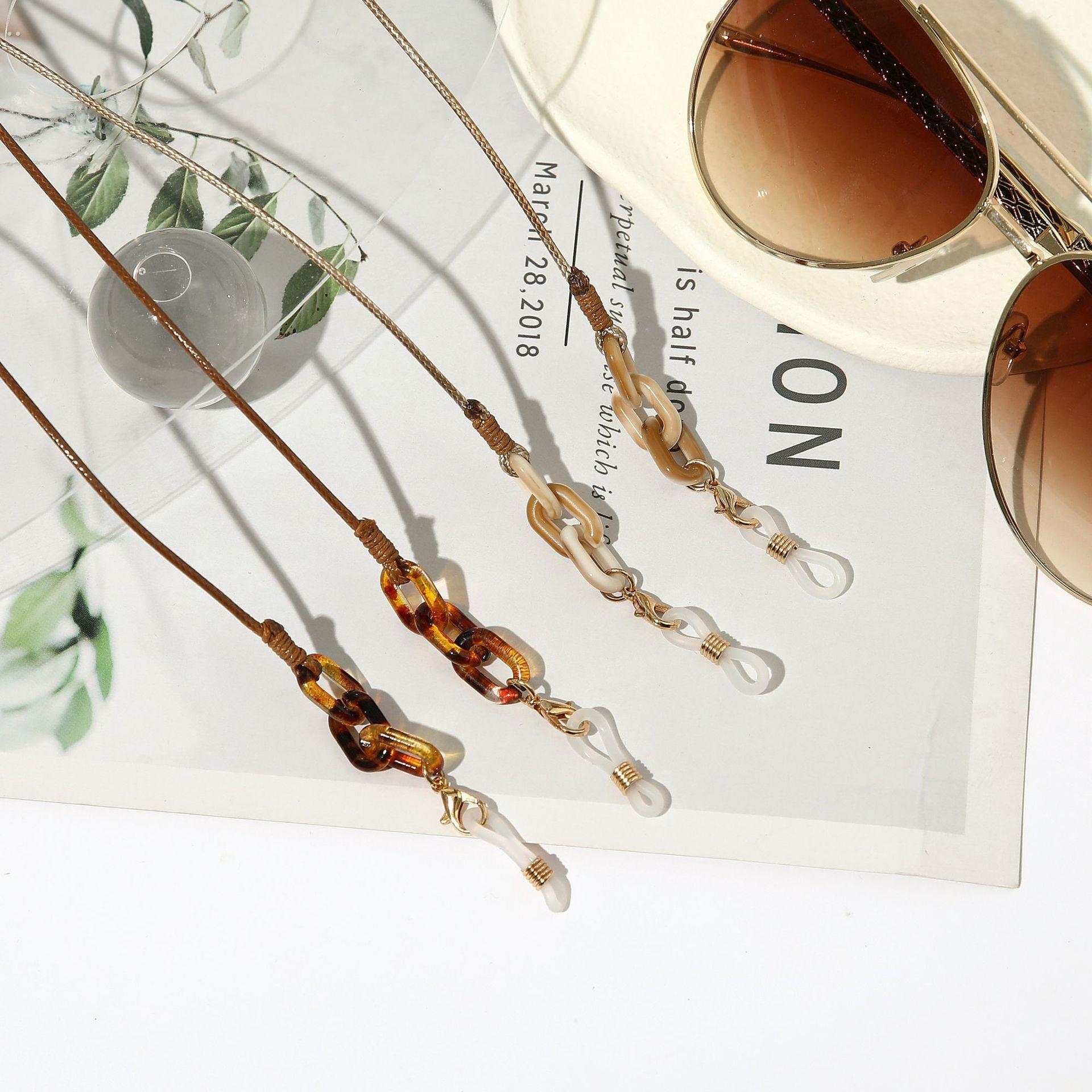 眼镜链挂脖时尚防丢太阳墨镜带子男女款老花镜防脱落链子口罩挂绳